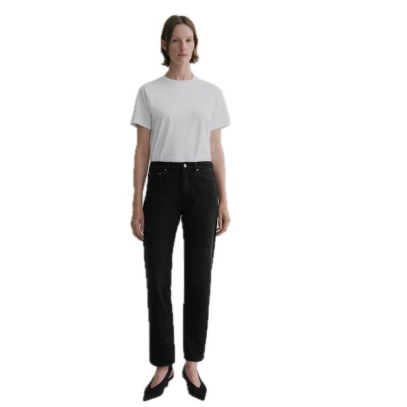 SOLD Toteme Twisted Seam Mid-Rise Straight Cropped Leg Jeans Wm Sz 25 NWT $380 - Picture 7 of 15